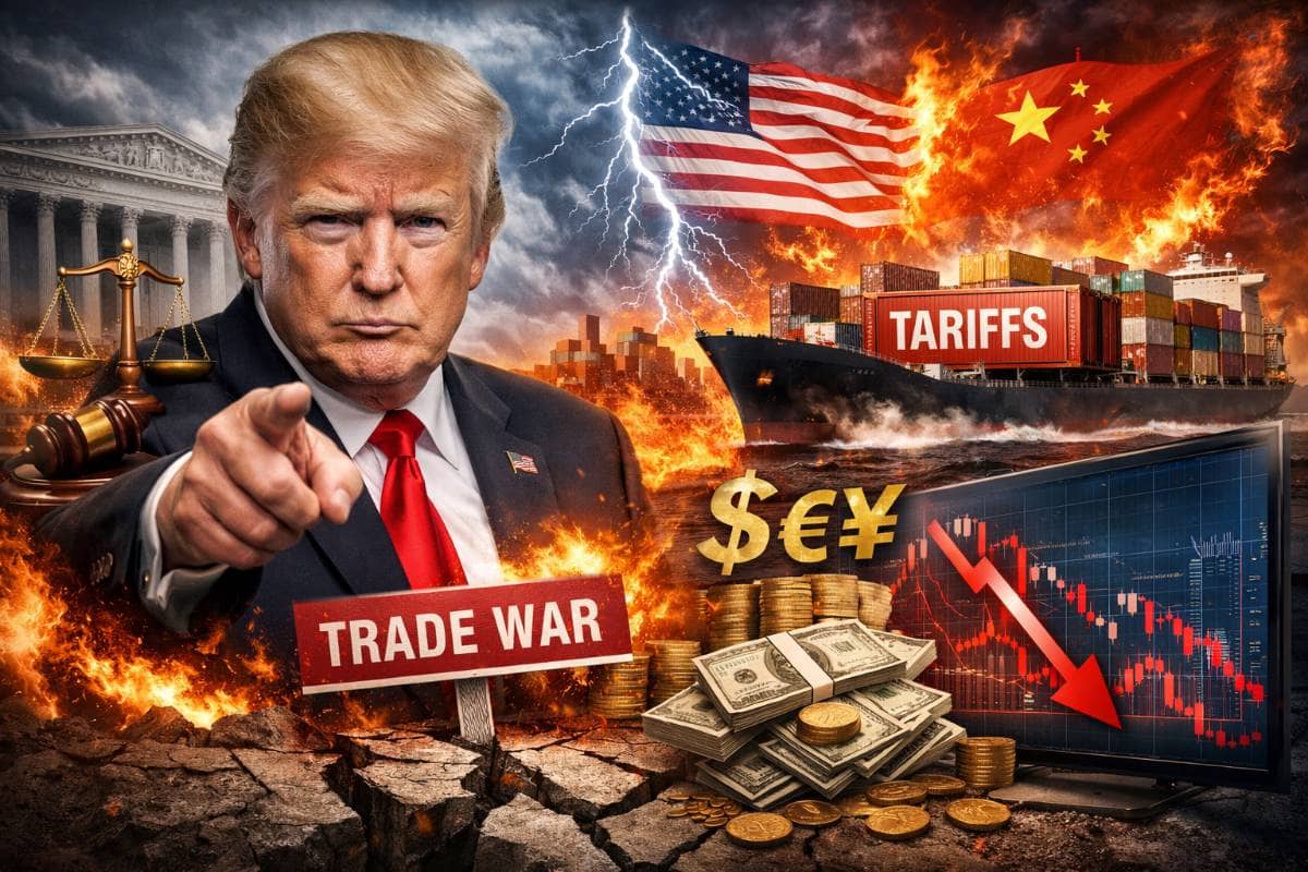 Cú sốc pháp lý tại Mỹ: Tòa án Tối cao “tuýt còi” Tổng thống Trump, Thuế quan lung lay, thị trường toàn cầu bước vào vùng nhiễu loạn mới
