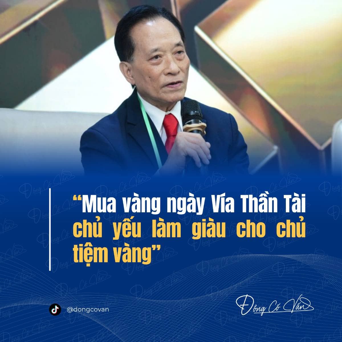 “Mua vàng ngày Vía Thần Tài chủ yếu làm giàu cho chủ tiệm vàng” – Nguyễn Trí Hiếu