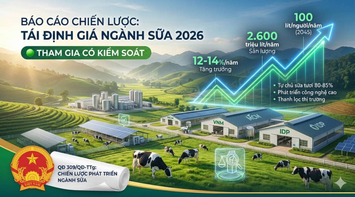 Báo cáo chiến lược: Tái định giá ngành sữa 2026