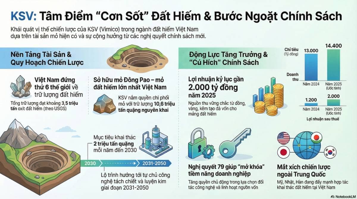 KSV: Cộng hưởng từ cơn sốt đất hiếm và nghị quyết 79