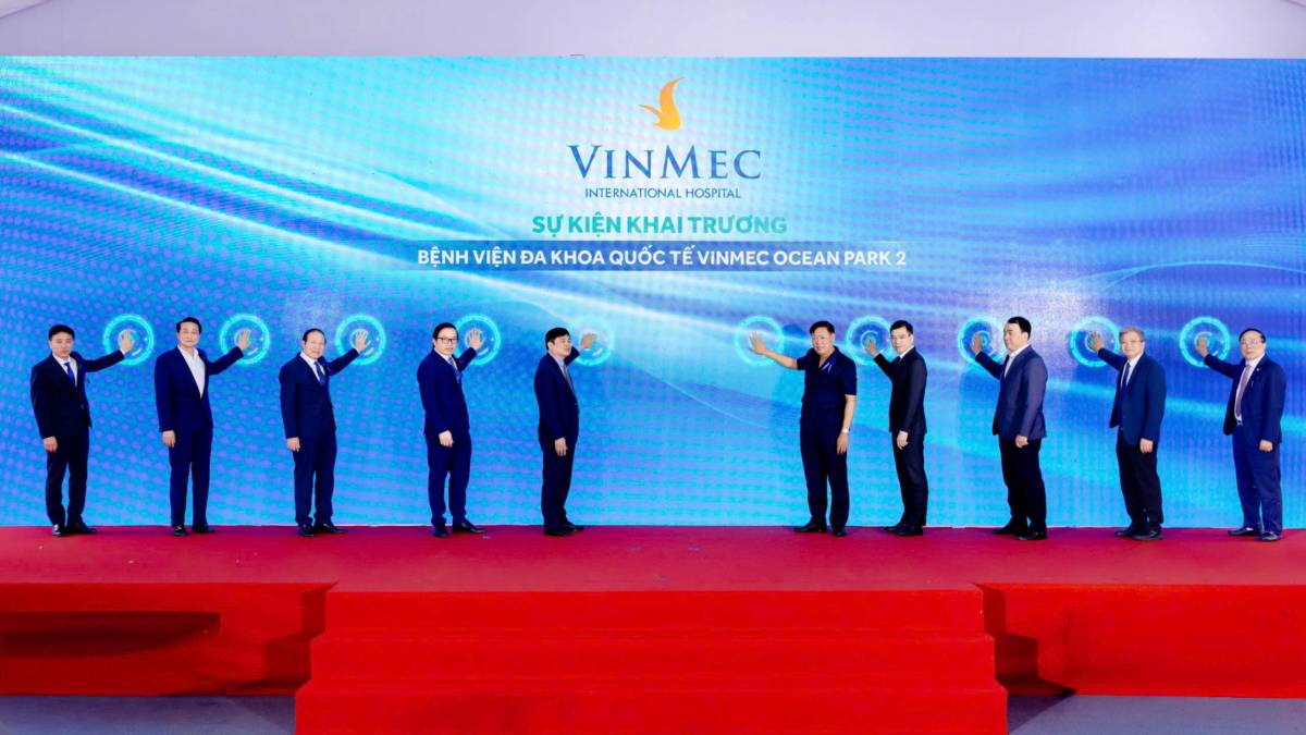 Vinmec khai trương bệnh viện Vinmec Ocean Park 2 - Mô hình y tế tích hợp đầu tiên tại Việt Nam.