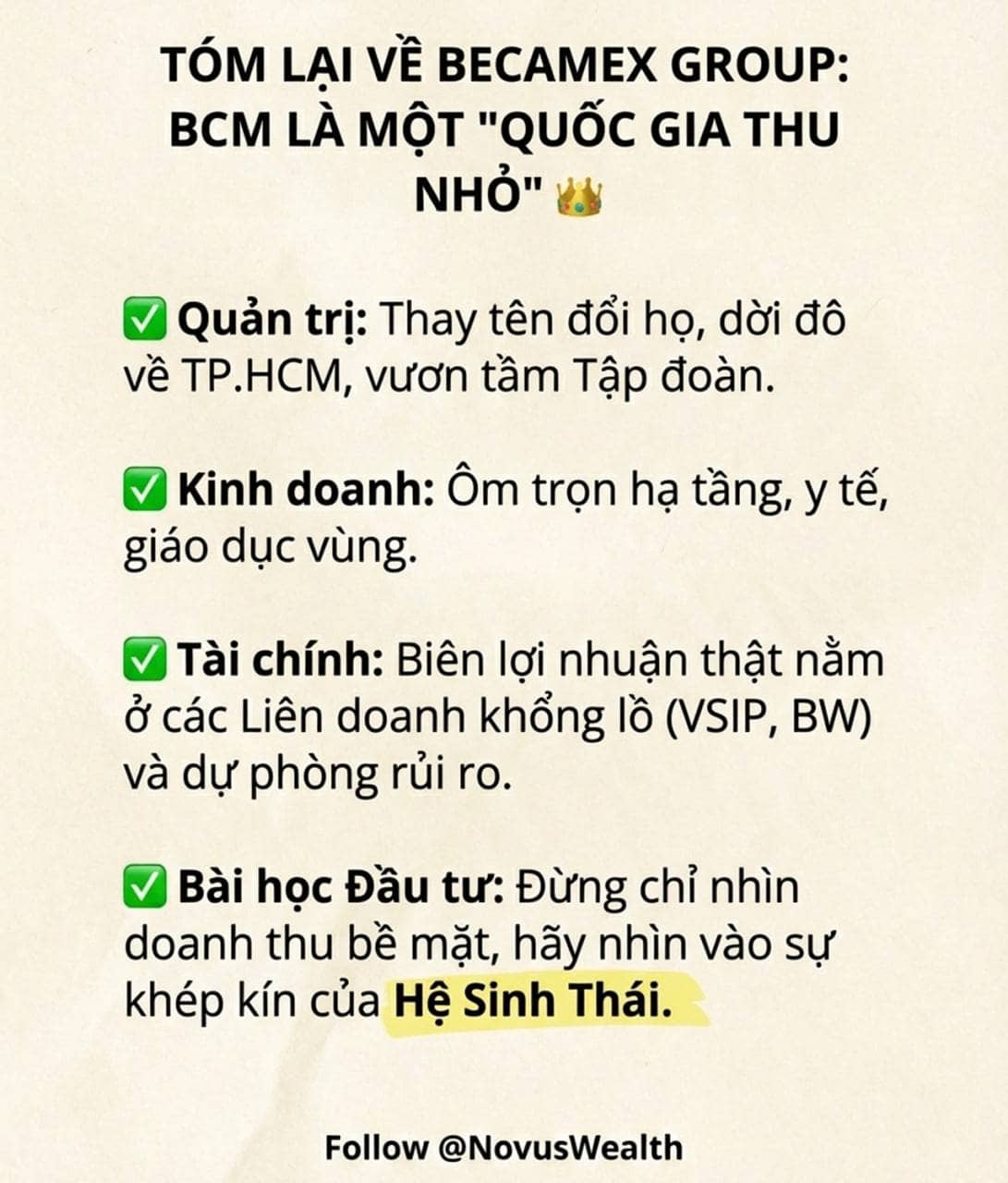 Becamex Group (#BCM): Bức tranh toàn cảnh và những "điểm mù" thú vị