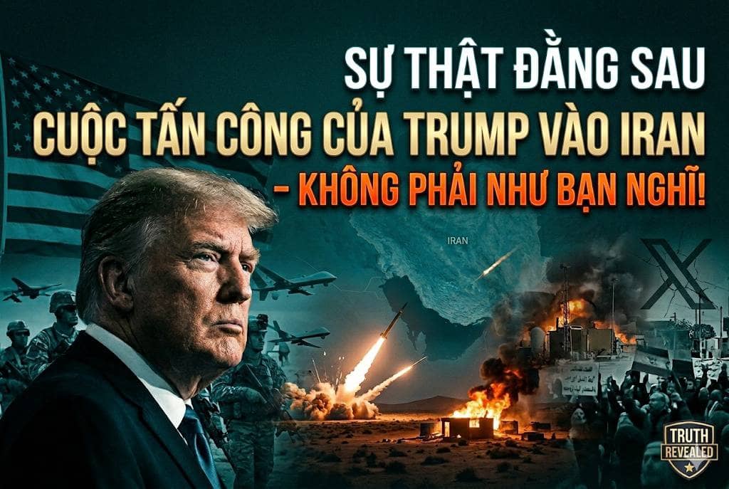 Sự thật đằng sau cuộc tấn công của Trump vào Iran – không phải như bạn nghĩ!