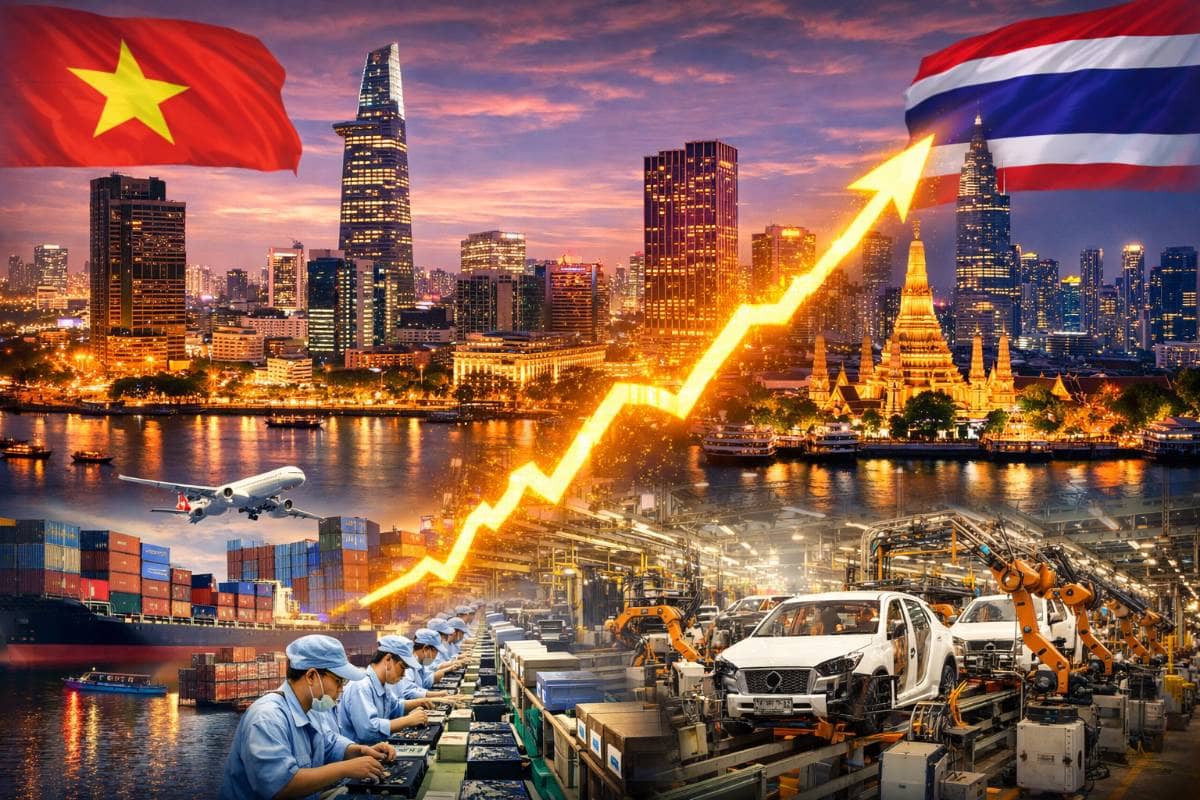 Việt Nam sắp vượt Thái Lan về GDP: Đổi ngôi lịch sử hay chỉ là con số “cơ học”?