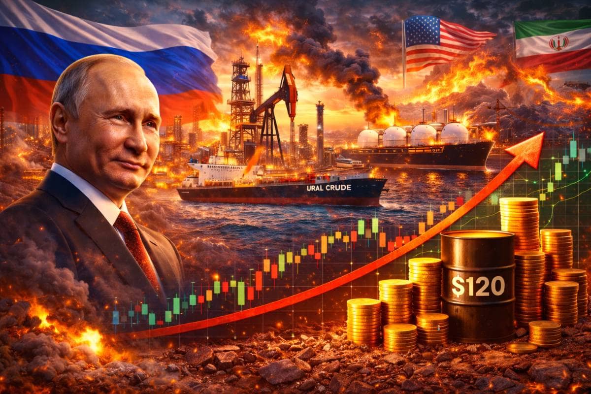 Chiến sự Mỹ - Iran leo thang: Nga “Ngồi không hứng vàng”? Khi giá dầu bùng nổ và điện Kremlin trở thành người thắng thầm lặng