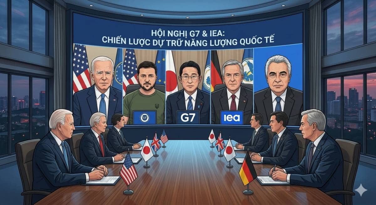 G7 Phát Lệnh Giải Phóng 400 Triệu Thùng Dầu: Giá Năng Lượng Đảo Chiều Thần Tốc Về Vùng 100 USD/thùng