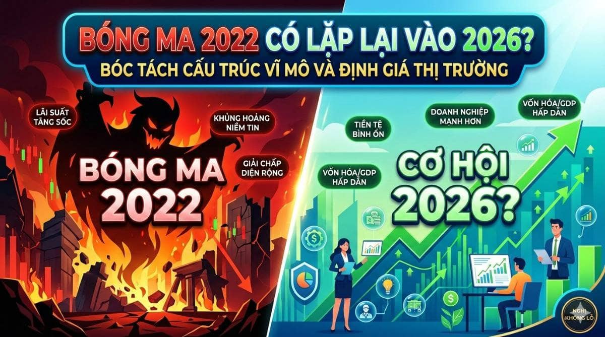 Bóng ma 2022 có lặp lại vào 2026? bóc tách cấu trúc vĩ mô và định giá thị trường