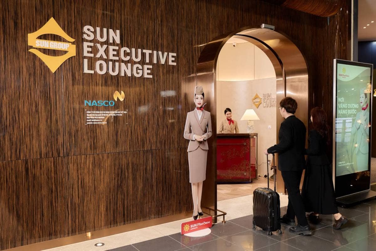 Sun Executive Lounge Nội Bài: Nơi di sản Hà thành hội tụ cùng phong vị thế giới