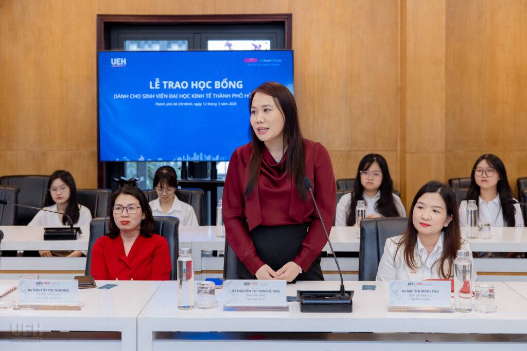 Tập đoàn GELEX trao học bổng cho sinh viên Trường Đại học Kinh tế TP. Hồ Chí Minh