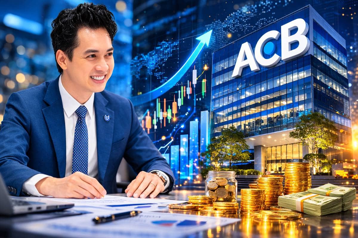ACB 2026: Chia Cổ Tức 20%, Lợi Nhuận Tăng trưởng 14% – Chiến Lược Lớn Của Chủ Tịch Trần Hùng Huy Đang Mở Ra Điều Gì Cho Cổ Phiếu?