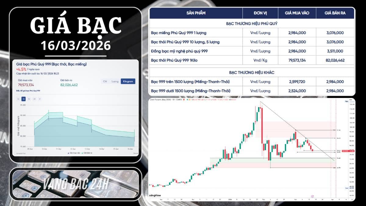 BẠC NGÀY 16/03/2026: "LÙI MỘT BƯỚC ĐỂ TIẾN BA BƯỚC" – CHIẾN LƯỢC NÀO CHO TUẦN BIẾN ĐỘNG?. ------. Thị  ...