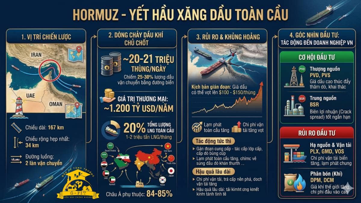 Hormuz "yết hầu" xăng dầu toàn cầu - Chỉ 33km làm thế giới chao đảo?