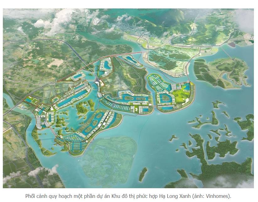 Vingroup đẩy nhanh triển khai siêu đô thị Hạ Long Xanh, bổ sung nhà cung cấp thiết bị thi công