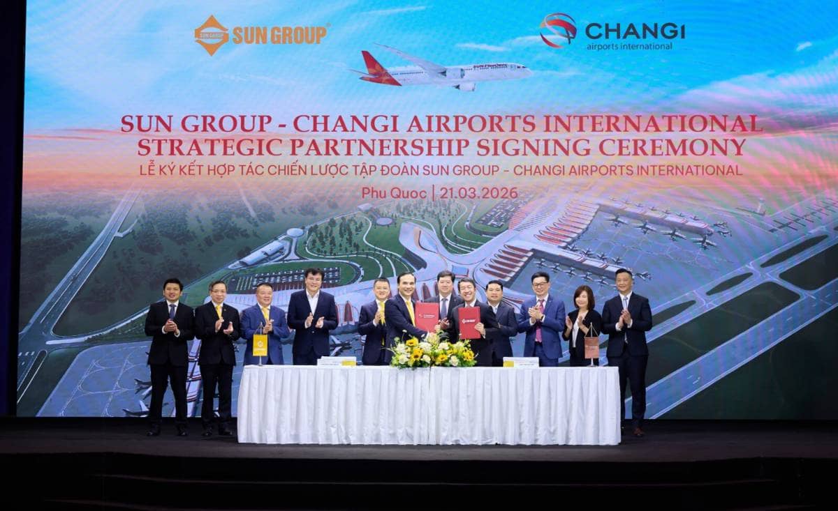 Sun Group và Changi Airports International hợp tác quản lý, vận hành sân bay Phú Quốc, khai mở mô hình “airport destination” tại Việt Nam