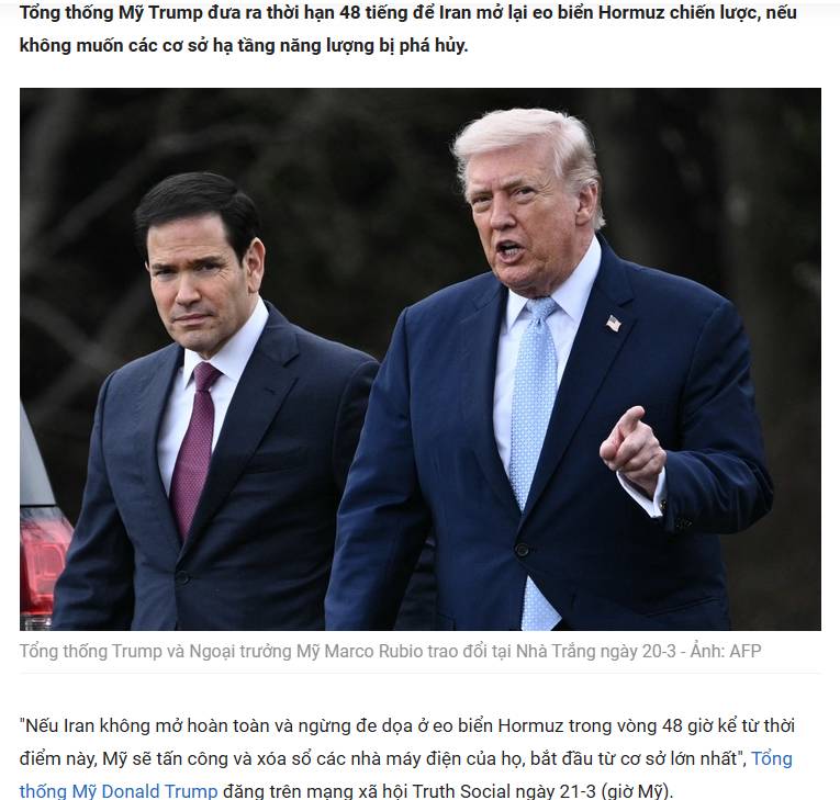 TỐI HẬU THƯ TỪ DONALD TRUMP VÀ "GIỜ G" TẠI EO BIỂN HORMUZ: CHỨNG KHOÁN CHAO ĐẢO, VN-INDEX "BỐC HƠI"  ...