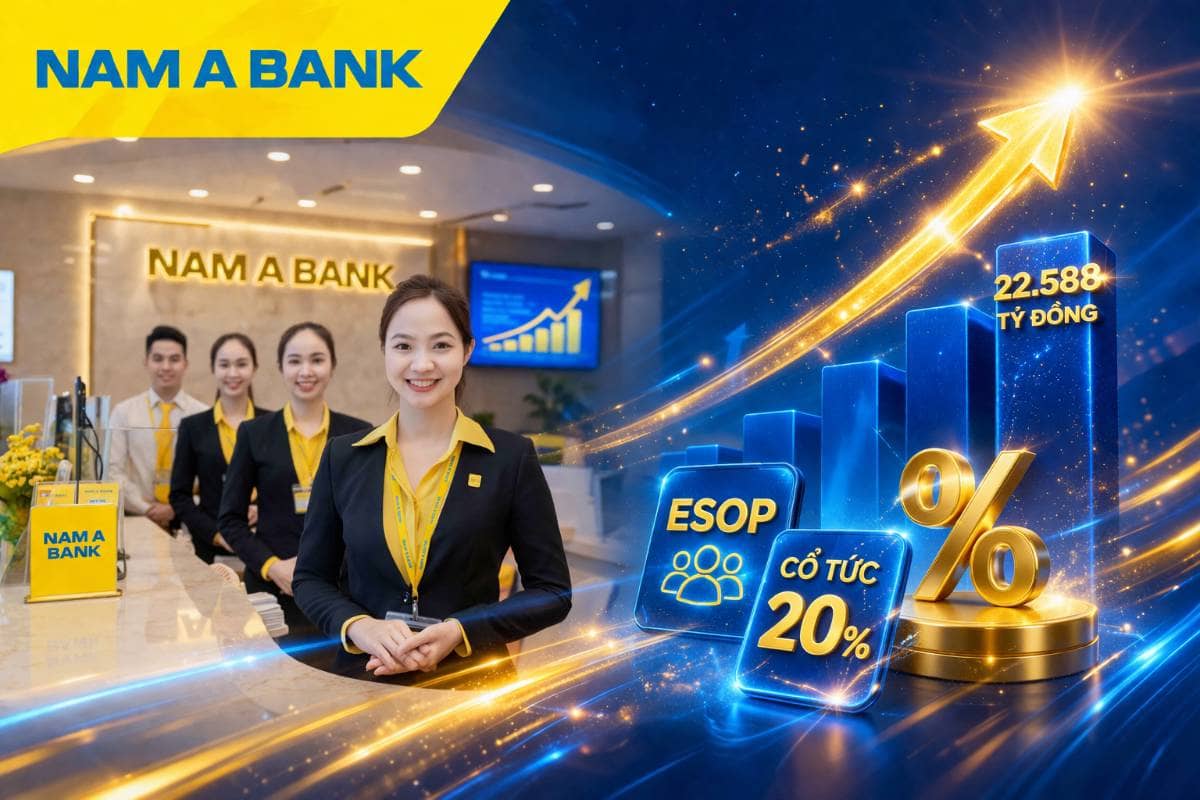 NAB 2026: tăng vốn lên hơn 22.500 tỷ đồng – cú hích mở ra chu kỳ tăng trưởng mới hay áp lực pha loãng?