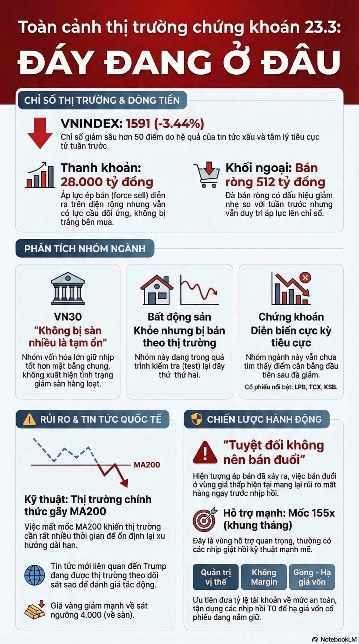 Tiên phát chế nhân - Quy tắc chốt lãi bất diệt - NVL NLG thu quân thành công