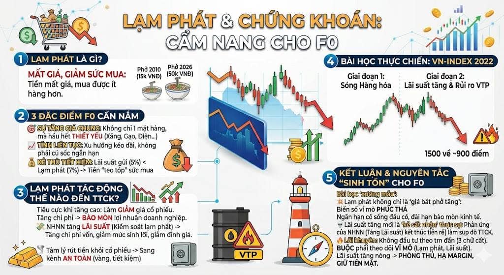 Những điều về lạm phát mà nhà đầu tư mới nên biết