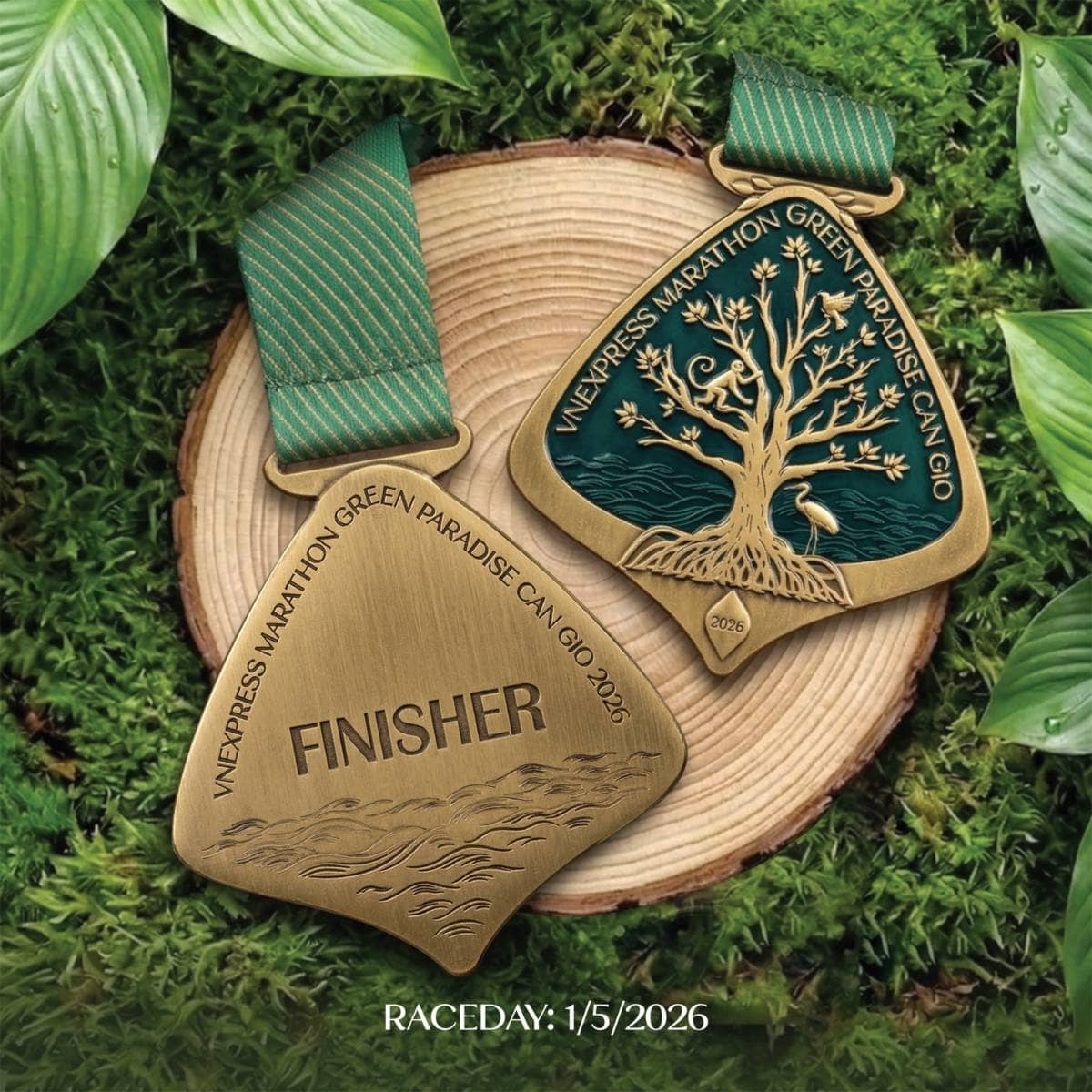 Hơn 5.000 vận động viên tham gia VnExpress Marathon Green Paradise Cần Giờ