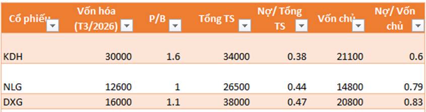 NLG - KDH - DXG và các kế hoạch tương lai