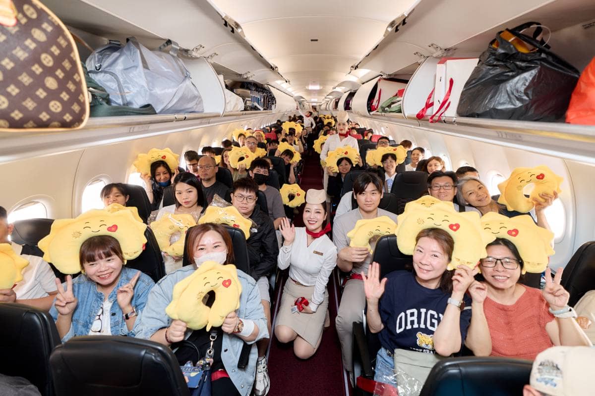 Sun PhuQuoc Airways cất cánh chuyến bay quốc tế đầu tiên đến Đài Bắc (Đài Loan - Trung Quốc)
