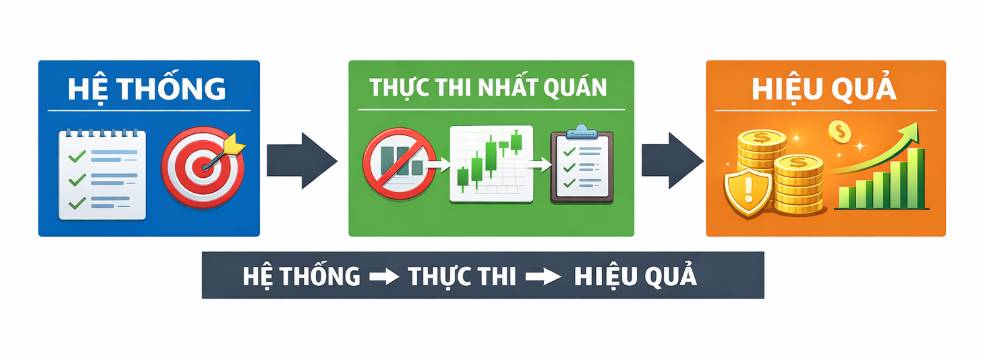 Bạn không thua vì thị trường khó… bạn thua vì không có hệ thống