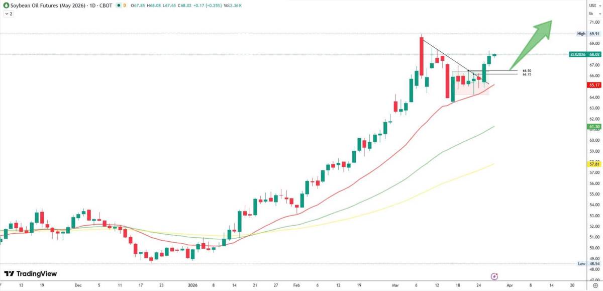 Thị trường hàng hóa ngày 30/3: Dầu thô dẫn dắt, dòng tiền dịch chuyển sang nông sản