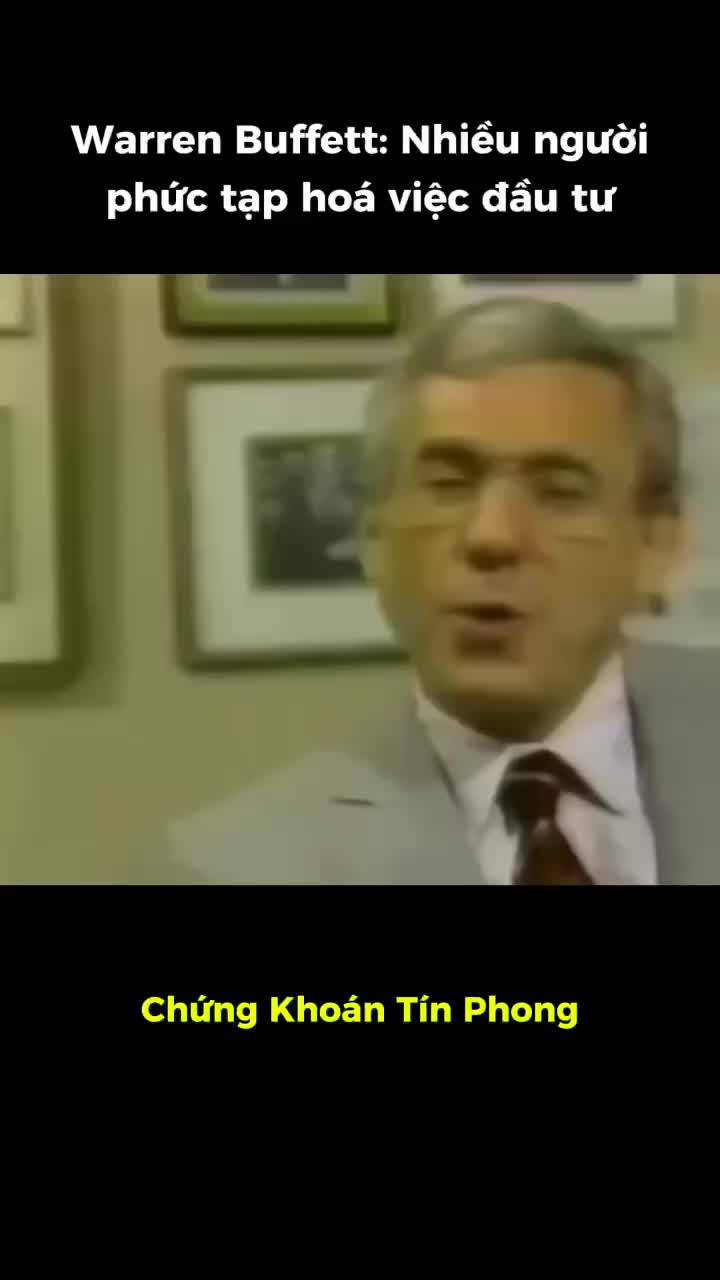 Warren Buffett nói rằng cách đầu tư của ông rất đơn giản, nhưng nhiều người không làm theo vì họ thích phức tạp hóa mọi thứ.

Khi ông mua một doanh nghiệp thật sự, chẳng bao giờ ông nghĩ xem hôm đó là thứ mấy hay năm gì. Khi mua cổ phiếu chỉ cần tập trung vào giá trị thật của doanh nghiệp và quyết định như một nhà kinh doanh.