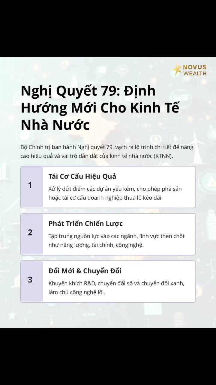 NGHỊ QUYẾT 79-NQ/TW: bước ngoặt mới cho kinh tế nhà nước Việt Nam – vươn tầm thế giới!