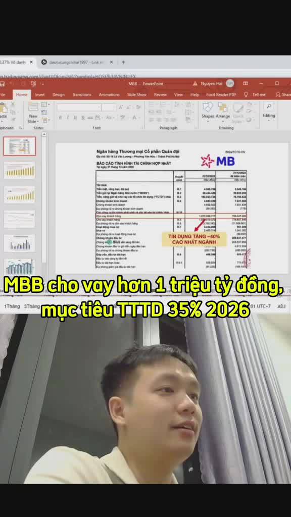 MBB cho vay hơn 1 triệu tỷ đồng, mục tiêu TTTD 35% 2026