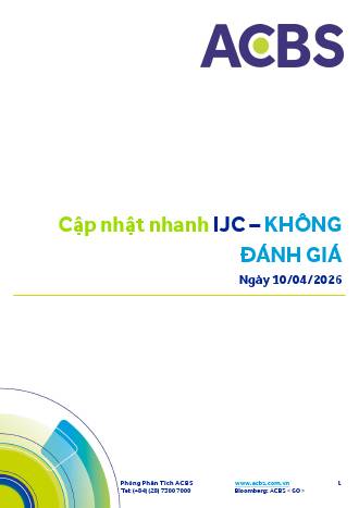 IJC: Báo cáo cập nhật ĐHCĐ 2026