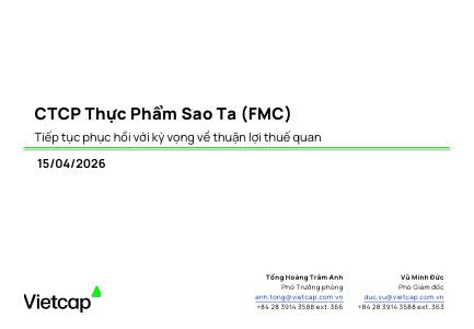 FMC: Báo cáo cập nhật 15/04/2026