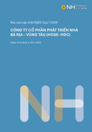 HDC: Báo cáo cập nhật KQKD Q1/2026