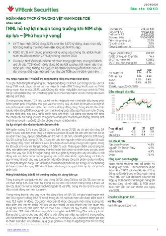 TCB: Báo cáo cập nhật KQKD Q1/2026