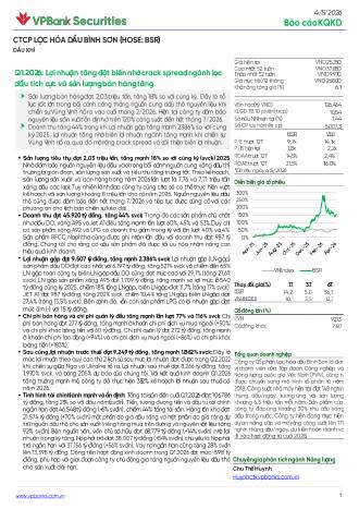 BSR: Báo cáo cập nhật KQKD Q1/2026