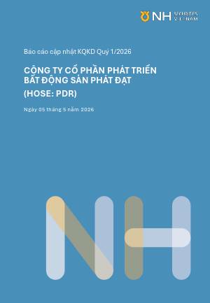 PDR: Khuyến nghị NẮM GIỮ với giá mục tiêu 18,600 đồng/cổ phiếu