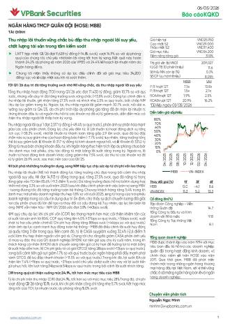 MBB: Báo cáo cập nhật KQKD Q1/2026