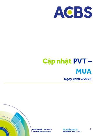 PVT: Khuyến nghị MUA với giá mục tiêu 28,200 đồng/cổ phiếu