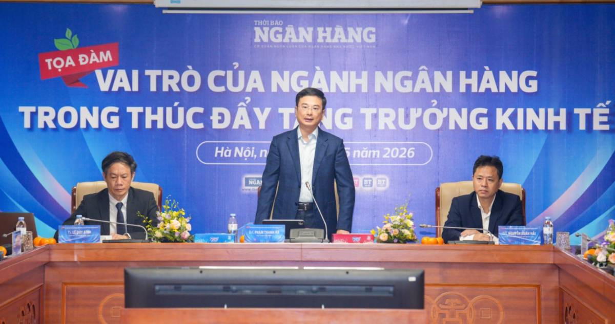 Ngân hàng Nhà nước đặt mục tiêu tăng trưởng tín dụng khoảng 15% trong năm 2026