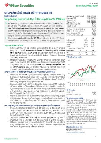 GEG: Báo cáo cập nhật KQKD Q1/2026