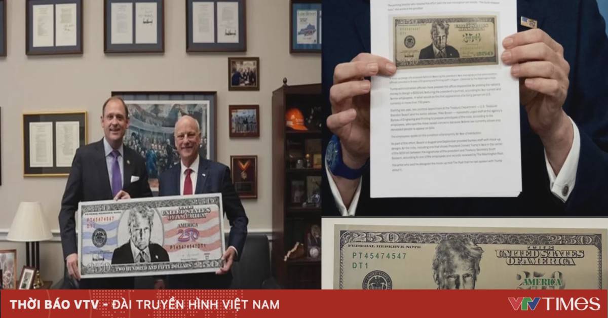 Mỹ chuẩn bị phát hành tờ tiền 250 USD mang hình ông Trump?
