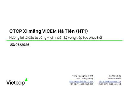 HT1: Báo cáo cập nhật 23/06/2026