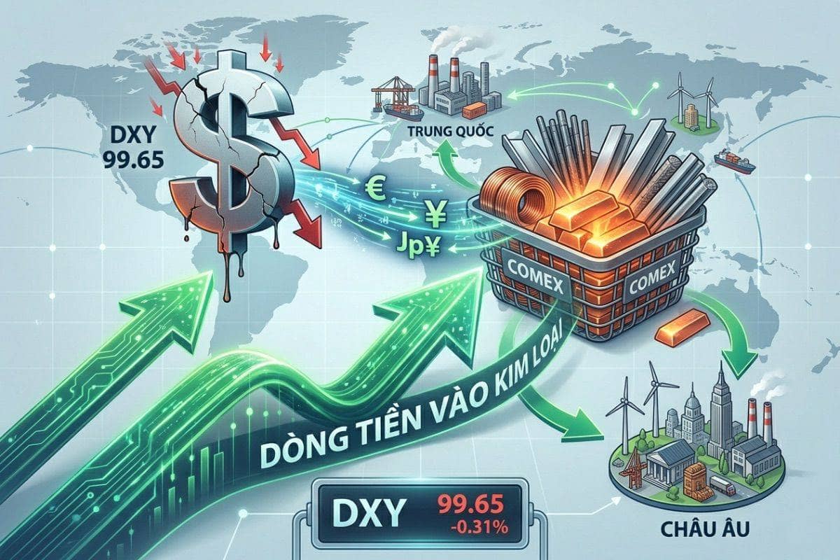 USD suy yếu: Kim loại công nghiệp bước vào sóng mới?