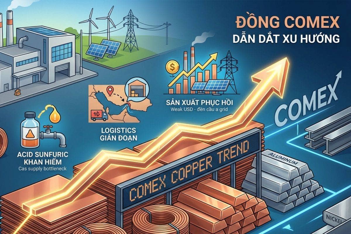 USD suy yếu: Kim loại công nghiệp bước vào sóng mới?