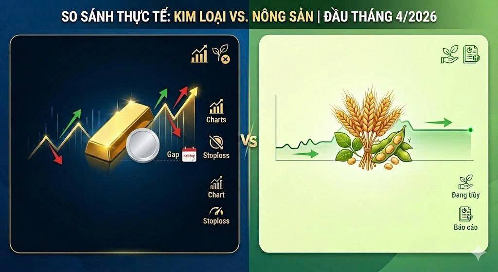 Điểm nhấn dòng tiền ngắn hạn: Vàng neo đỉnh lịch sử & Nông sản tích lũy!