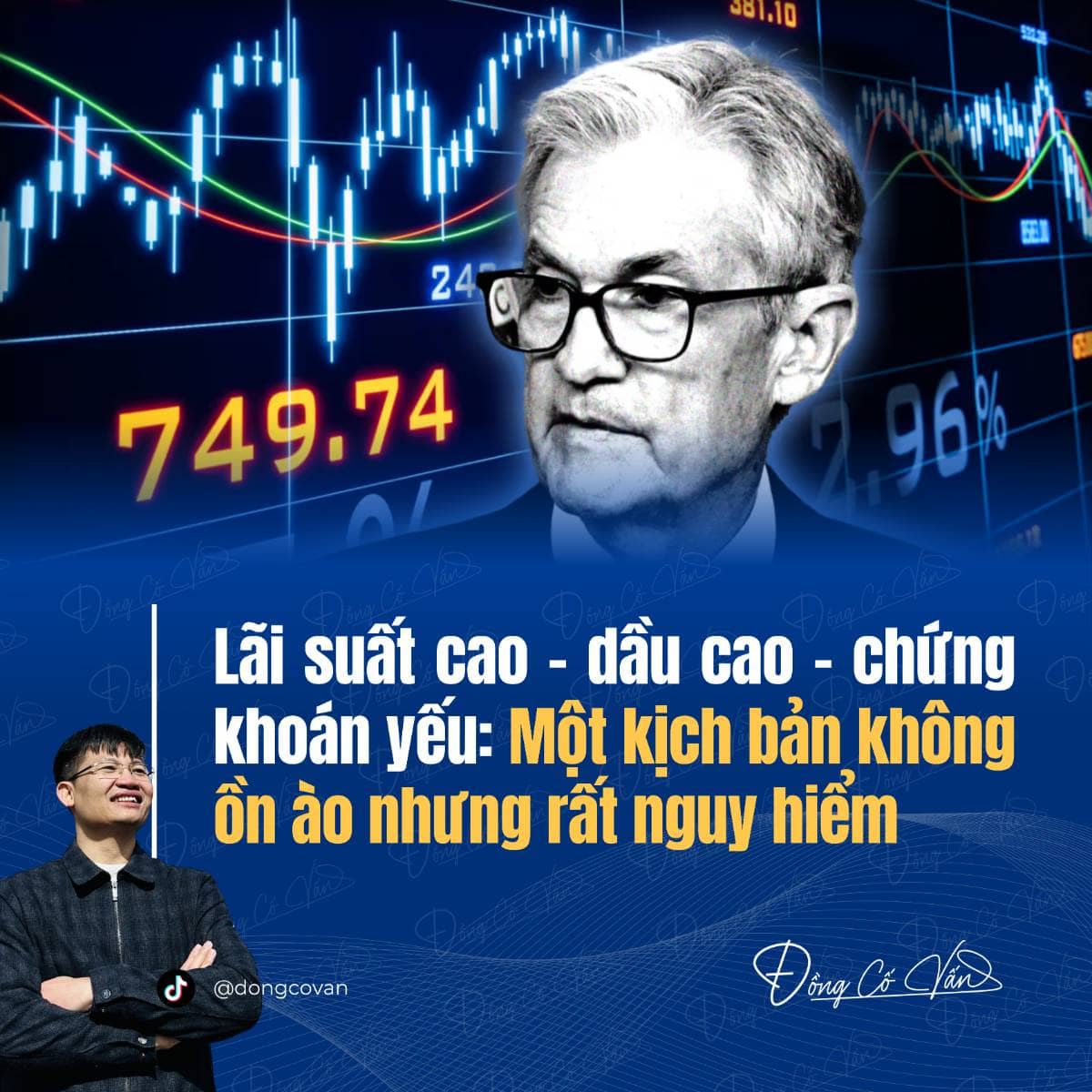 Lãi suất cao – dầu cao – chứng khoán yếu: một kịch bản không ồn ào nhưng rất nguy hiểm