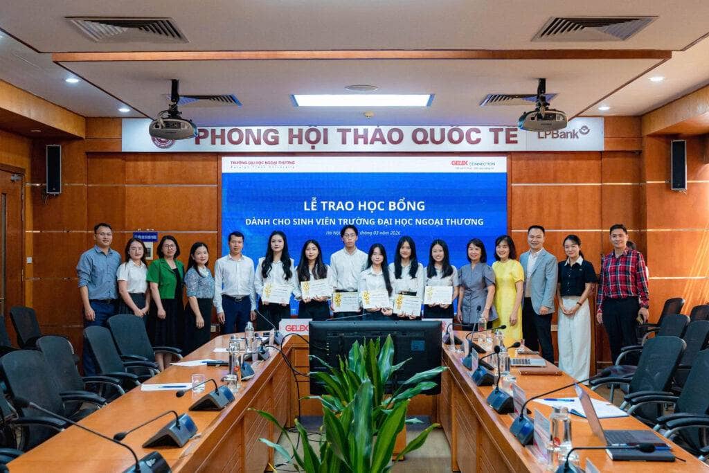 GELEX trao học bổng, vun đắp nguồn nhân lực tương lai từ Đại học Ngoại thương
