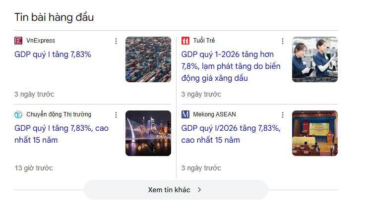 GDP Q1/2026 TĂNG TRƯỞNG KỈ LỤC CAO NHẤT TRONG 16 NĂM. Những ngày qua nền kinh tế nước nhà đón nhận rất  ...
