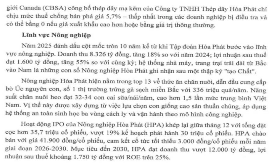 HPG - Phân tích kế hoạch kinh doanh tham vọng 2026