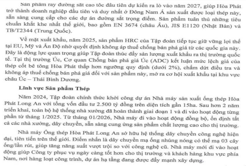 HPG - Phân tích kế hoạch kinh doanh tham vọng 2026